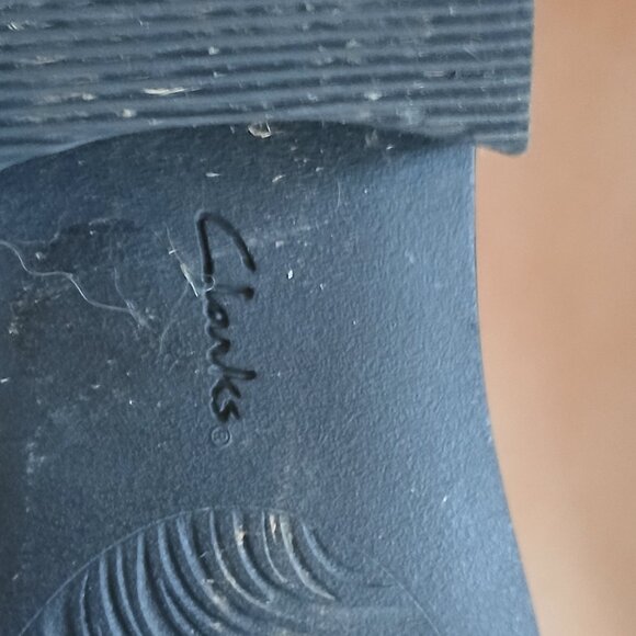 Clarks Womens Black Suede Maye Zip Up Boots Bootie Size 6 - Picture 6 of 6